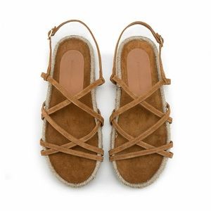 Brochu Walker Sandals | The Dawson Espadrilles - Whiskey Color Size 10 $181